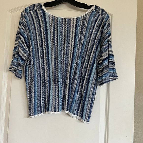 Gran Sasso Blue and White top - Picture 2 of 2